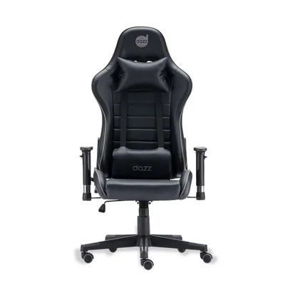 Cadeira Gamer Dazz Primex V2, Pistão Classe 4, Ajuste Até 180º, Preto/Cinza - 62000154