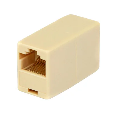 Emenda Md9 Rj45, Ponto A Ponto, Bege - Extensão Cabo De Rede