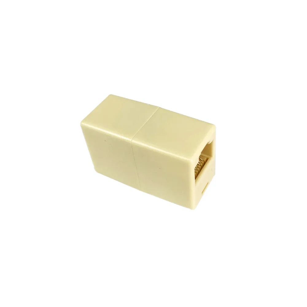Imagem 2 de 2 do produto Emenda Md9 Rj45, Ponto A Ponto, Bege - Extensão Cabo De Rede