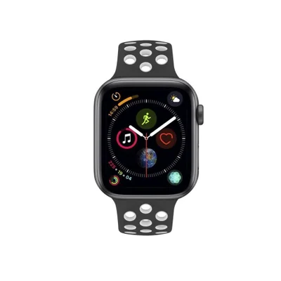 Pulseira Gshield, Para Apple Watch, 38mm/40mm, Armor Running - Preto E Branco