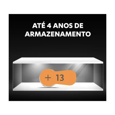 Pilha Auditiva Tamnaho 13 Cartela Com 6 Unidades — foto 6