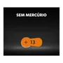 Pilha Auditiva Tamnaho 13 Cartela Com 6 Unidades