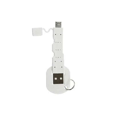 Cabo Chave Micro USB Newlink Cv100, Branco