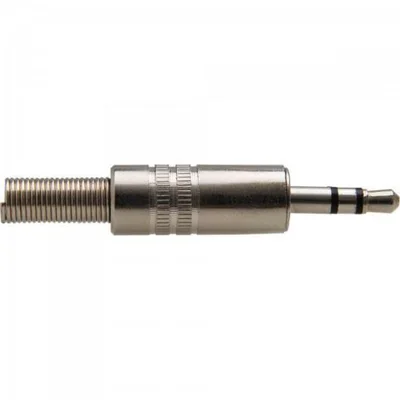 Plug P2 Estéreo de Metal Com Mola PGPD0004 Níquel STORM - PCT / 50