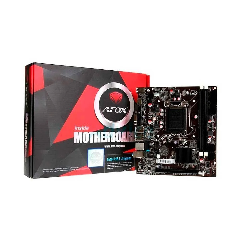 PlacaMe Afox Ih61Ma5V2 LGA 1155 DDR3 KaBuM