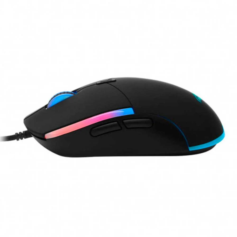 Imagem 4 de 5 do produto Mouse Gamer C3tech Mg-80bk, USB, RGB, 3200DPI, Preto