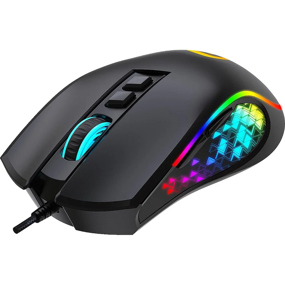 Imagem 3 de 5 do produto Mouse Gamer Fortrek Vickers New Edition, 7 botões, 8000 dpi, RGB, Preto
