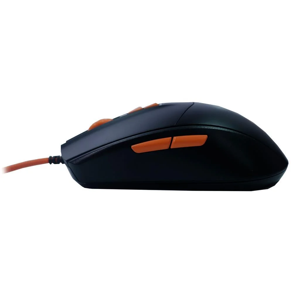 Imagem 3 de 5 do produto Mouse Gamer Oex Game Ms325, LED, 3600dpi, 7 Botões, Hades - Preto