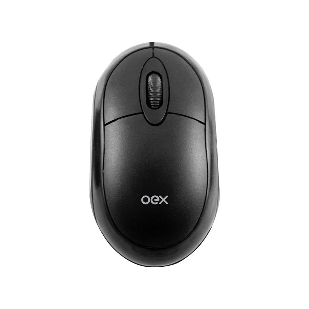 Mouse Oex Ms10 Standard Fit 1000dpi Preto KaBuM