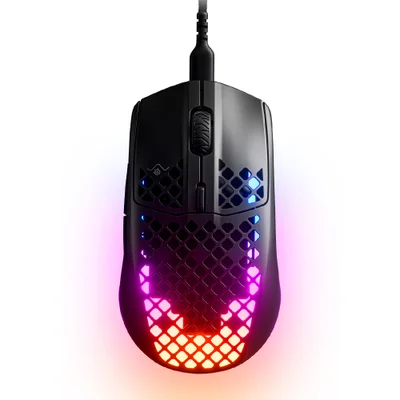 Mouse Gamer Steelseries Aerox 3, RGB, Destro, 6 Botões, Cabo destacável, Onyx - 62611