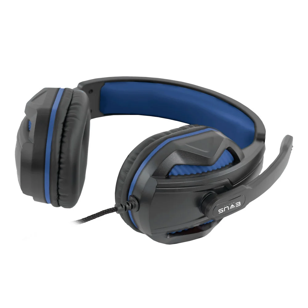 Imagem 3 de 5 do produto Headset Gamer Evus F-02b Absolut, 40mm, cabo 2m, P3, Preto