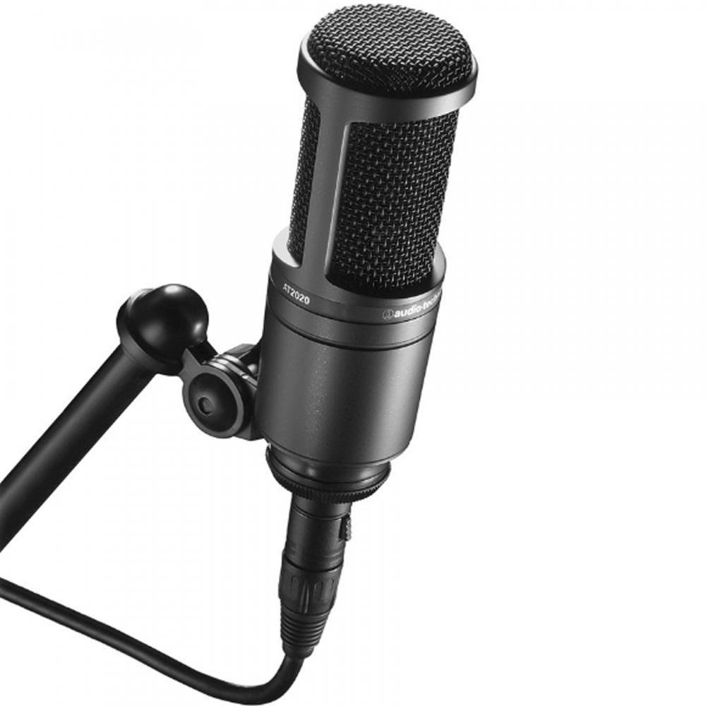 audio−technica AT2020USB+ Kit Microfone Audio Technica AT2020 USB Pack - Fone M20X e
