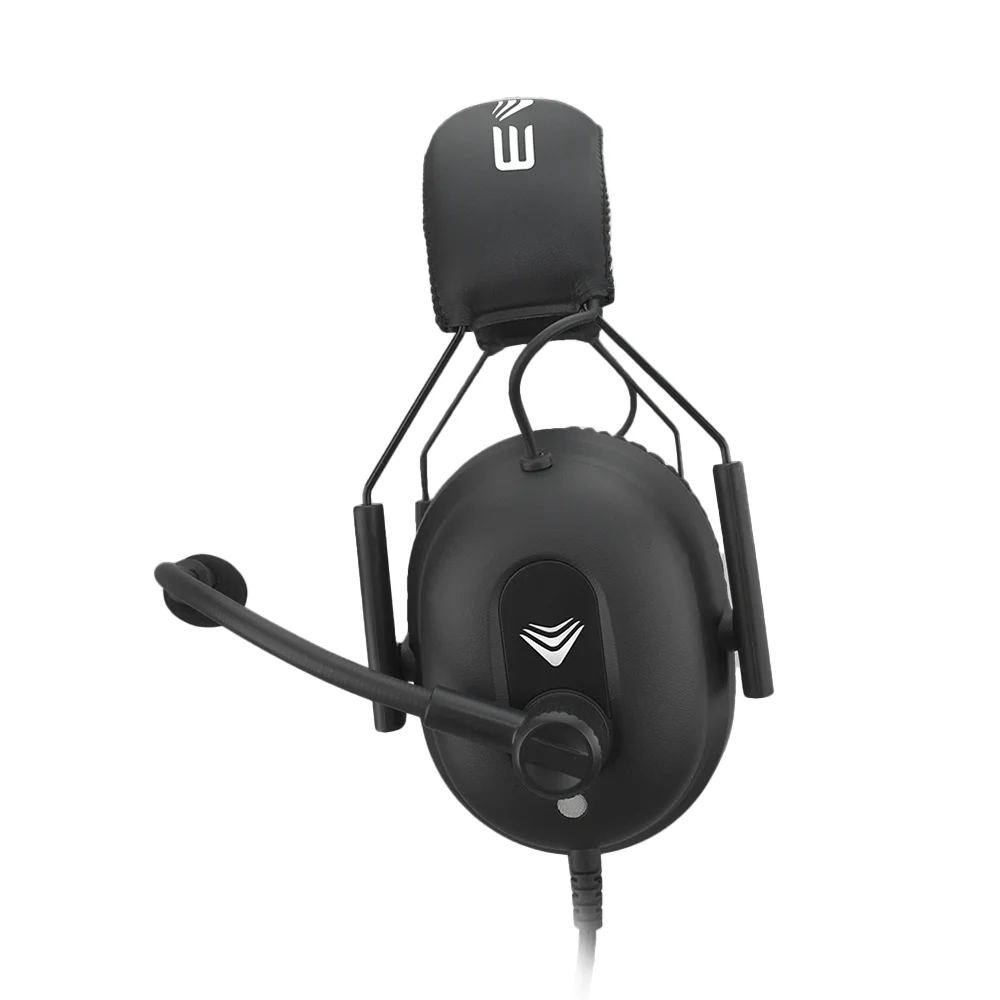 Headset Pro Evus Comanche F-14, 7.1 virtual surround, 50mm, ominidirectione, Preto Headset Pro Evus Comanche F-14, 7.1 virtual surround, 50mm, ominidirectione, Preto