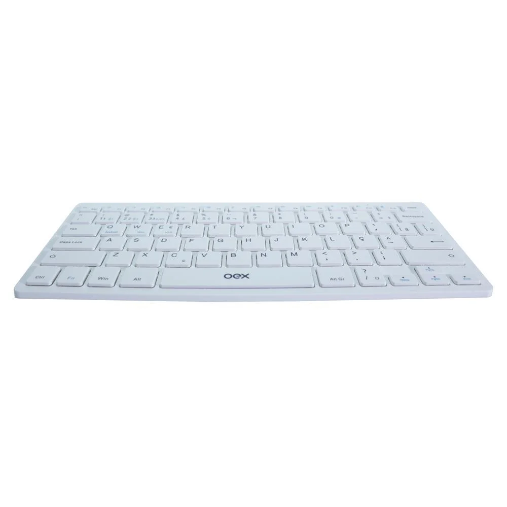 Imagem 3 de 5 do produto Teclado Sem Fio Oex Elite Duo Tc508, Wireless, Abnt2, Design Slim, Receptor USB, Branco