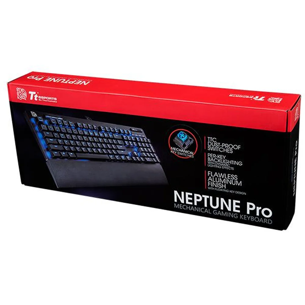 Teclado Tt Neptune Pro Blue ABNTttcblueaxis KaBuM