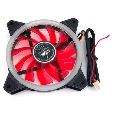 Cooler Fan Dupla Face 120mm C/ 30 Leds Vermelho Dex Dx-12d