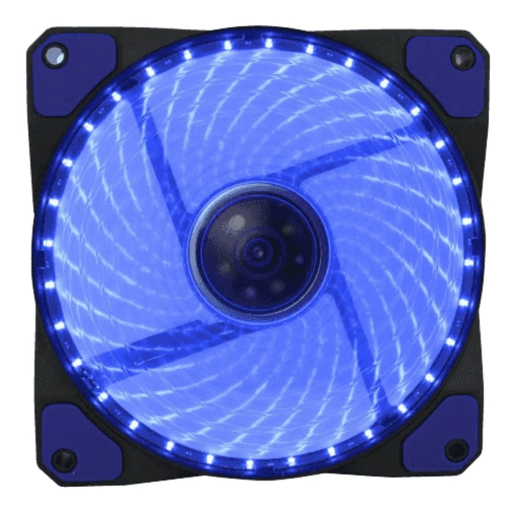 COOLER FAN P/GABINETE 120x120x25 32 LEDS AZUL GMX-GF12B GAMEMAX 8