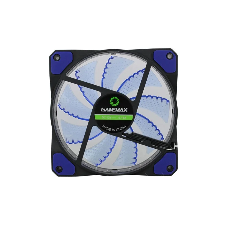 Cooler Gabinete Pc Gamer 120mm Led Azul Gf12b Gamemax
