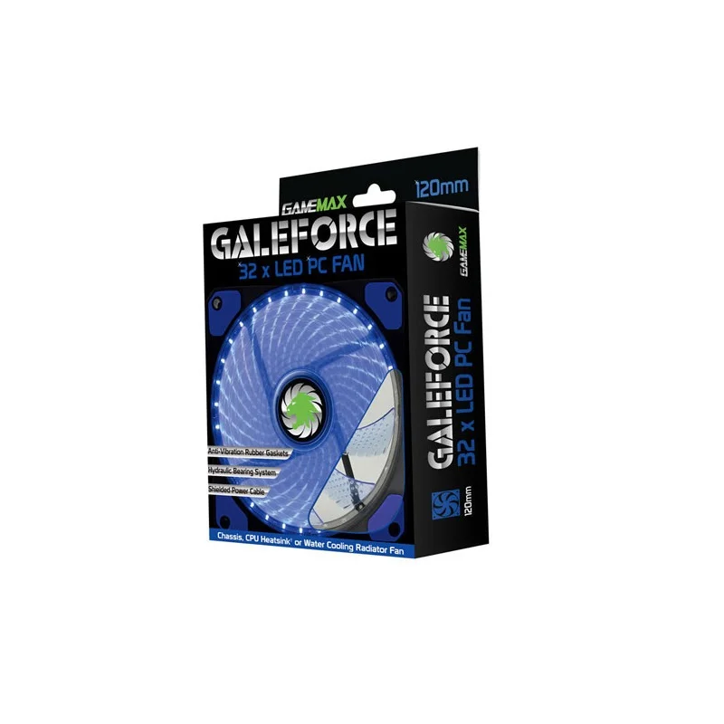 Cooler Gabinete Pc Gamer 120mm Led Azul Gf12b Gamemax