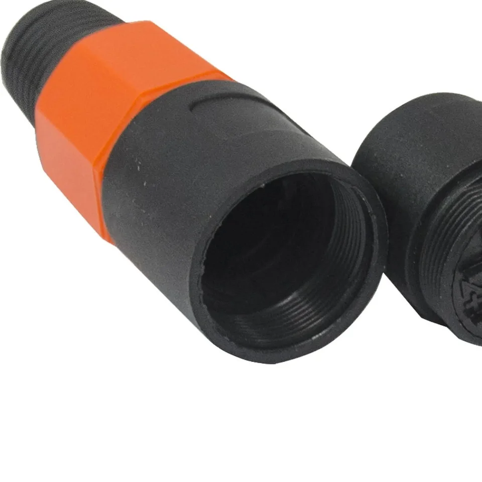 Imagem 3 de 3 do produto Conector Speakon De Linha Femea 4 Polos Jcsp0003 Preto/laranja Storm