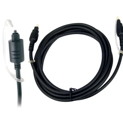 Cabo Fibra Otica Para Audio/video 5 Metros Preto Generico