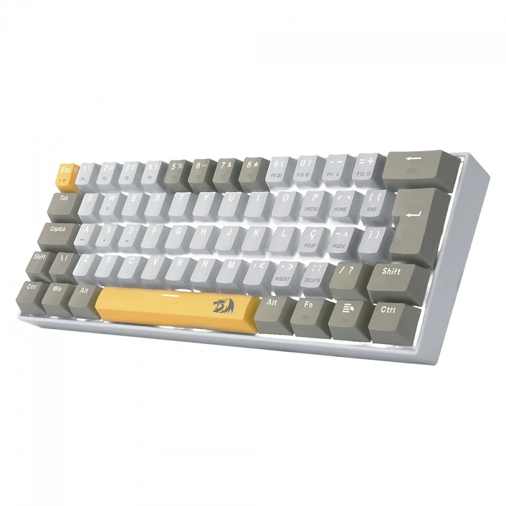 Imagem 5 de 5 do produto Teclado Gamer Mecânico Redragon Lakshmi Daylight K606-yl