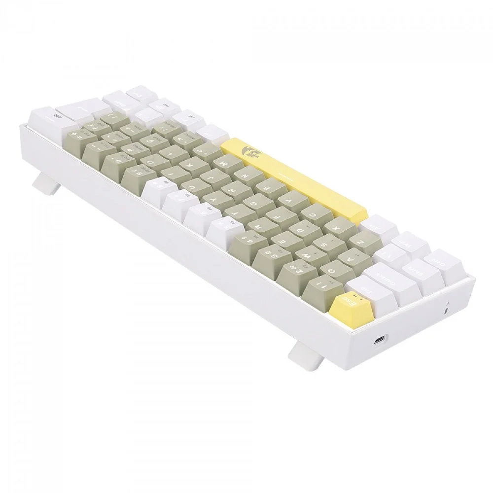 Teclado Gamer Mecânico Redragon Lakshmi Sunrise Abnt2 - K606-yl Teclado Gamer Mecânico Redragon Lakshmi Sunrise Abnt2 - K606-yl