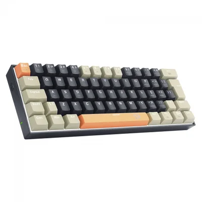 Teclado Gamer Mecânico Redragon Lakshmi Sunset K606-og