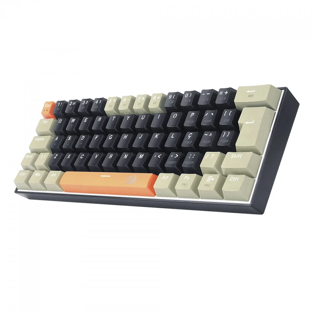 Imagem 2 de 5 do produto Teclado Gamer Mecânico Redragon Lakshmi Sunset K606-og