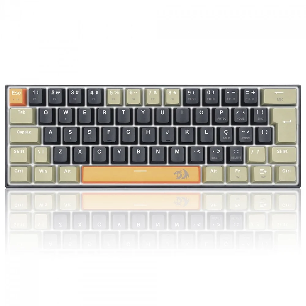 Imagem 3 de 5 do produto Teclado Gamer Mecânico Redragon Lakshmi Sunset K606-og