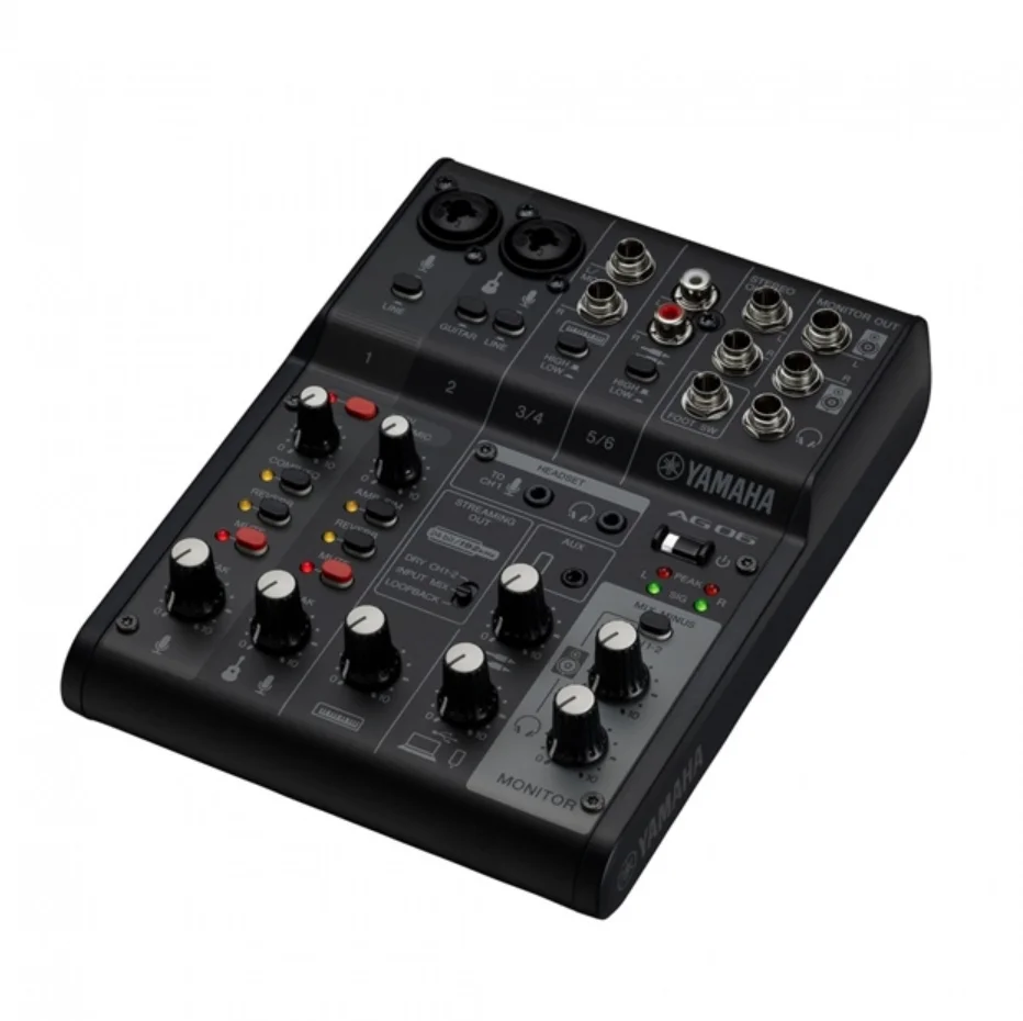 Imagem 3 de 5 do produto Mesa De Som Yamaha Ag06mk2, USB, Preto