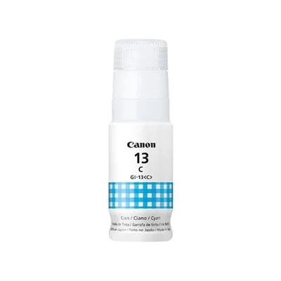 Refil De Tinta Canon Gi-13 Gi-13c, 60ML, Para Impressora Mega Tank G510 G610 G-510 G-610, Ciano