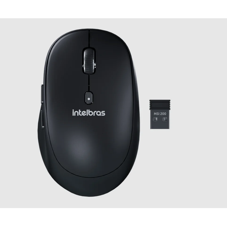 Imagem 2 de 5 do produto Mouse Intelbras MSI200, Sem Fio - 4290024