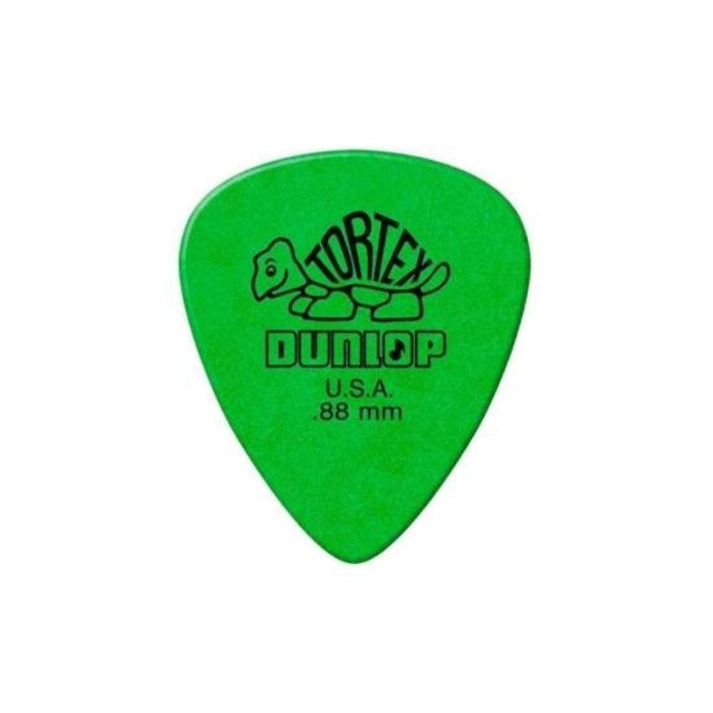 Dunlop Tortex Small Stubby 36 Picks .88mm Verde &ndash; Plettri Per Chitarra Made In USA