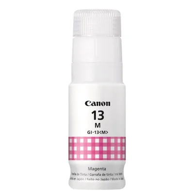 Refil De Tinta Canon Gi-13 Gi-13m, 60ML, P/ Impressora Mega Tank G510 G610 G-510 G-610, Magenta