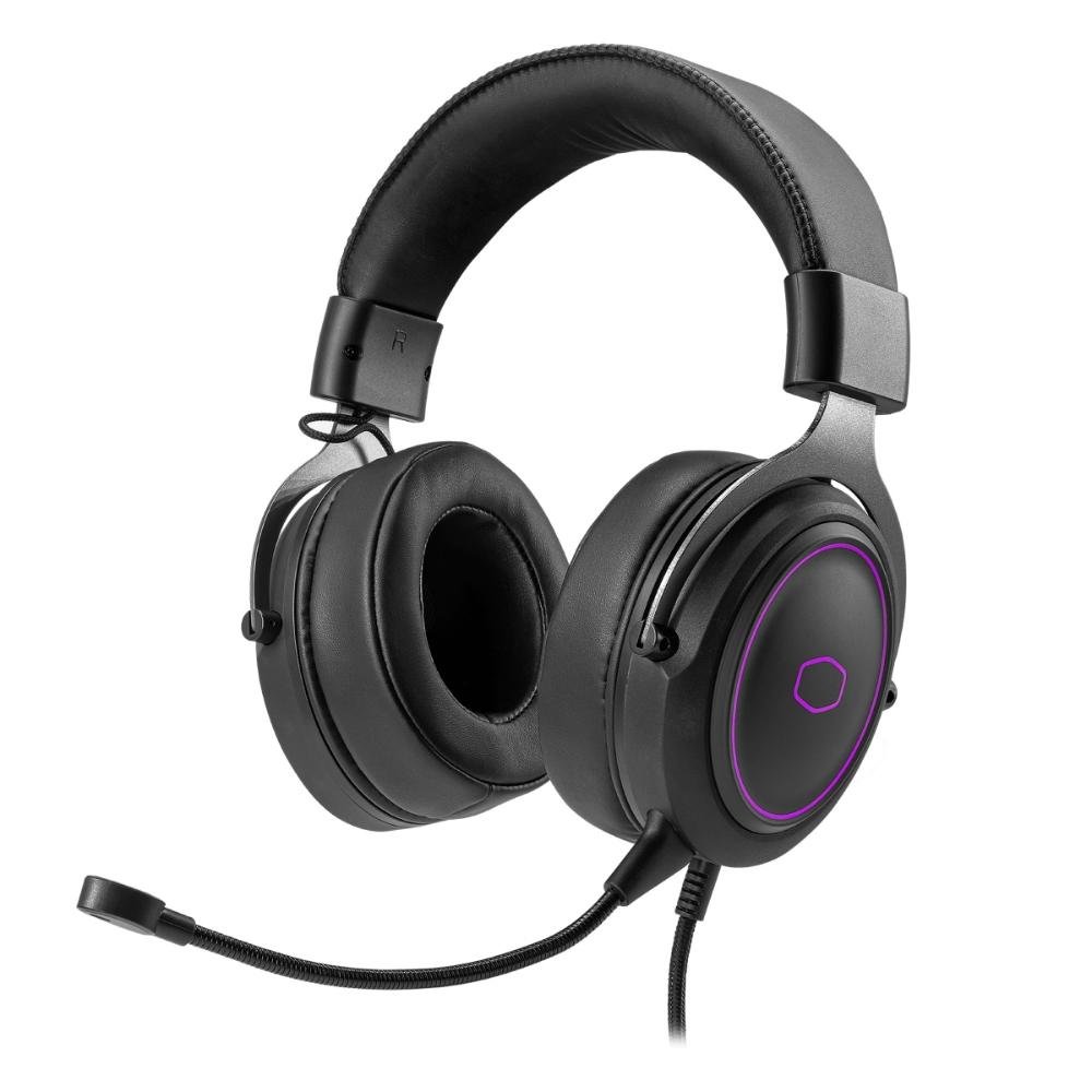 Headset Gamer Cooler Master - Controle De Volume E Microfone - RGB - 7.1 Surround - Usb - Preto
