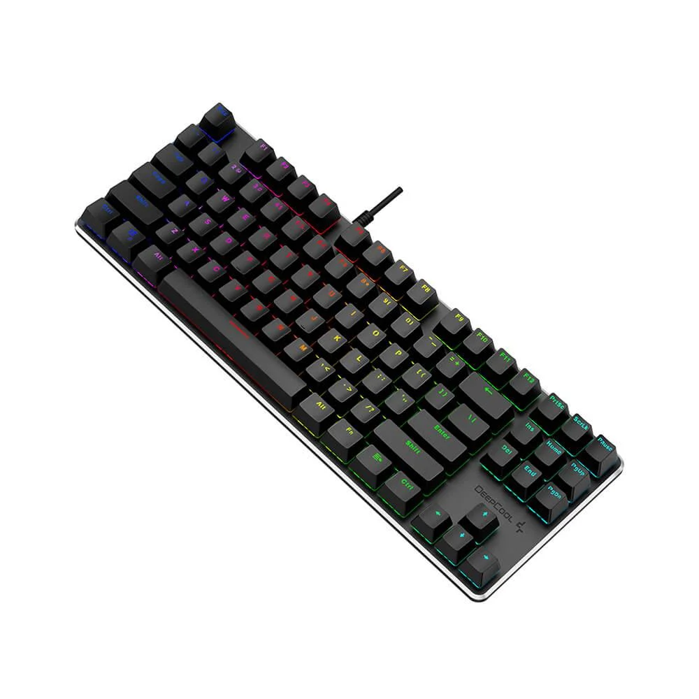 Imagem 2 de 5 do produto Teclado Mecânico Gamer Deepcool Kb500 Tkl, Rgb Switch Red Us, USB, Preto - R-kb500-bkan4a-g