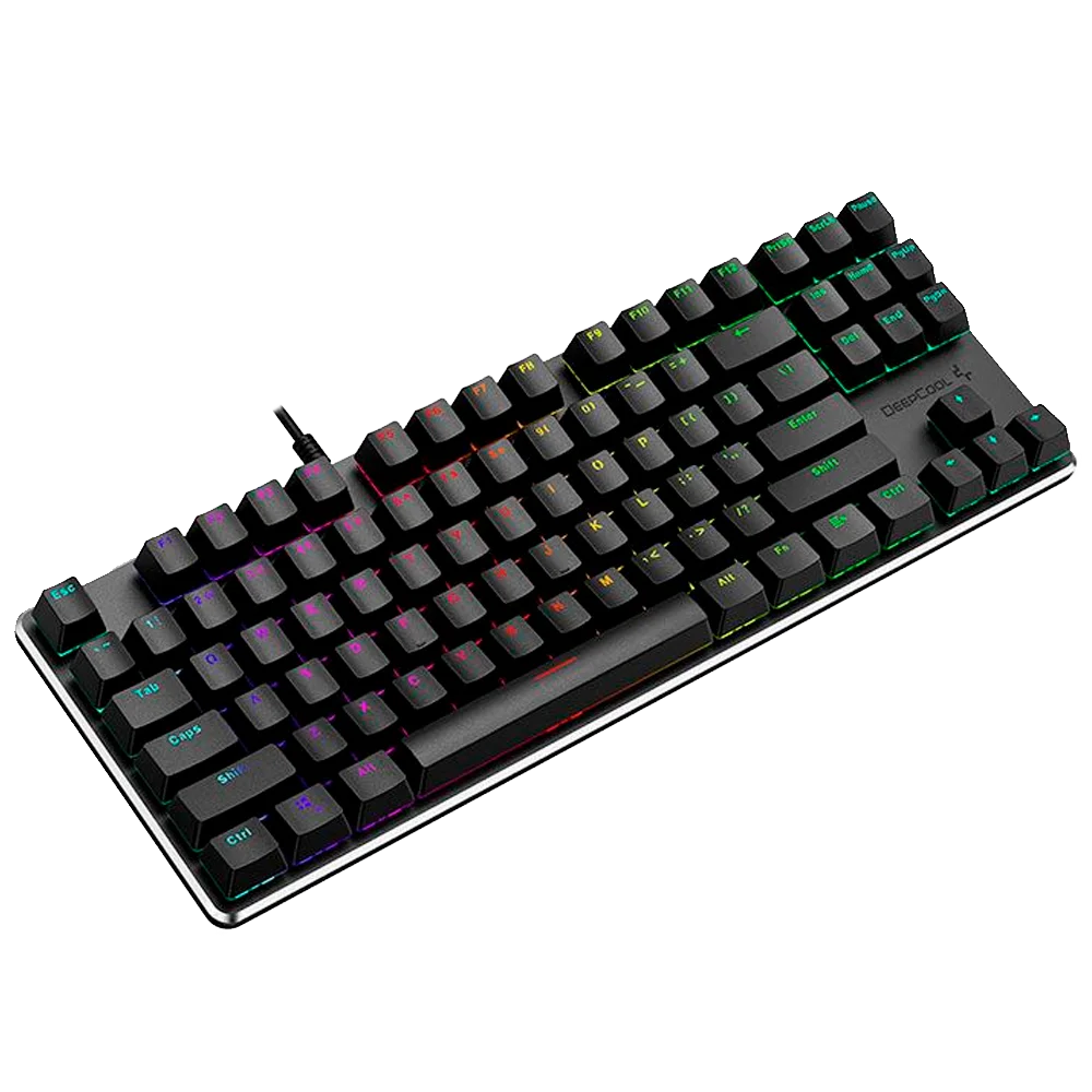 Imagem 3 de 5 do produto Teclado Mecânico Gamer Deepcool Kb500 Tkl, Rgb Switch Red Us, USB, Preto - R-kb500-bkan4a-g