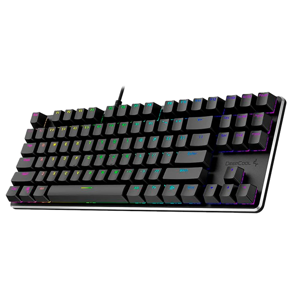 Imagem 4 de 5 do produto Teclado Mecânico Gamer Deepcool Kb500 Tkl, Rgb Switch Red Us, USB, Preto - R-kb500-bkan4a-g