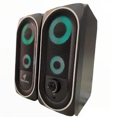 Caixa De Som Gamer Goldenultra, Gaming Maximum, RGB - Gt-r600