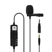 Microfone Jbl Cslm20b Lapela Omnidirecional A Bateria Preto