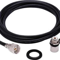 Cabo Kit Medio Rg-58 Para Px 5,5m M802k Preto Aquario