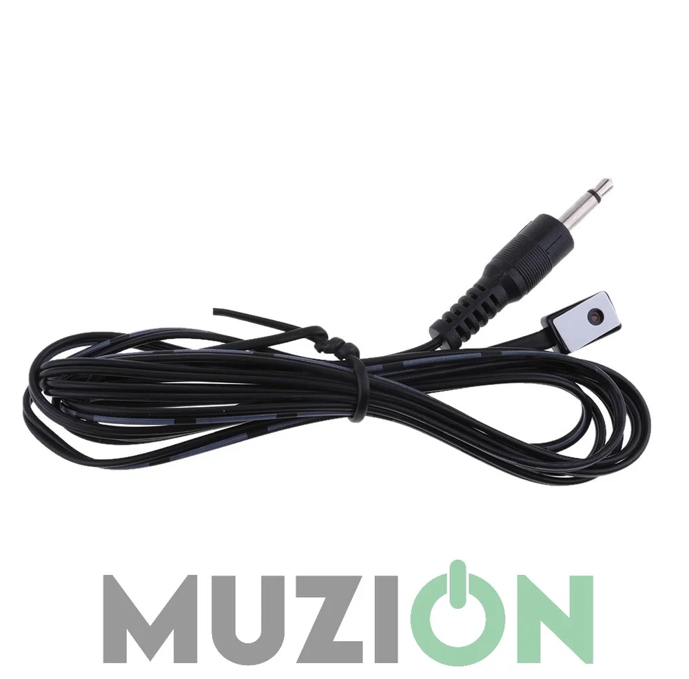 Imagem 2 de 5 do produto 10x Cabo Emissor Ir Simples Lateral 1,5m Preto Muzion