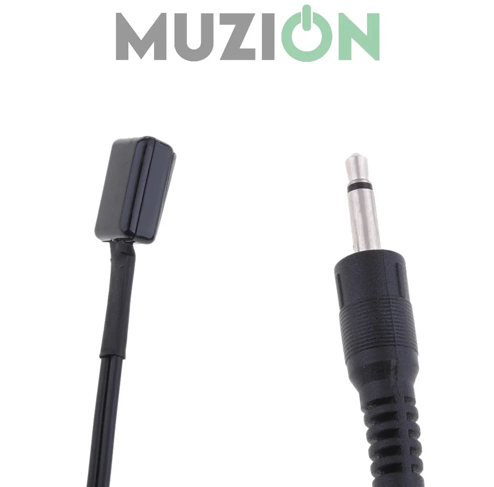 Imagem 3 de 5 do produto 10x Cabo Emissor Ir Simples Lateral 1,5m Preto Muzion
