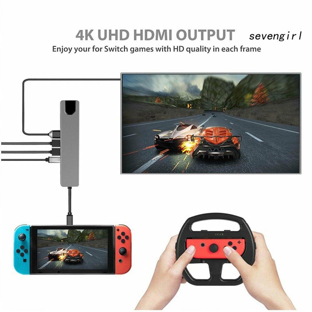 Imagem 5 de 5 do produto Hub Altomex USB-C 6 Em 1, Com 2 USB 3.0, 1x USB-C, 1x Ethernet, 1x PD, 1x HDMI 4K