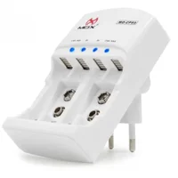 Carregador De Pilha Fy, Super Rápido, Mox Cp 50, Função Auto Stop, Bivolt