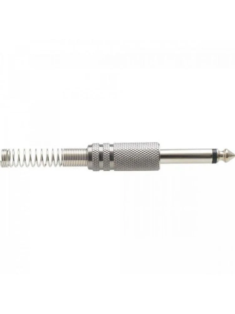 Imagem 2 de 2 do produto Plug P10 Mono Metal Niquelado Com Mola Generico