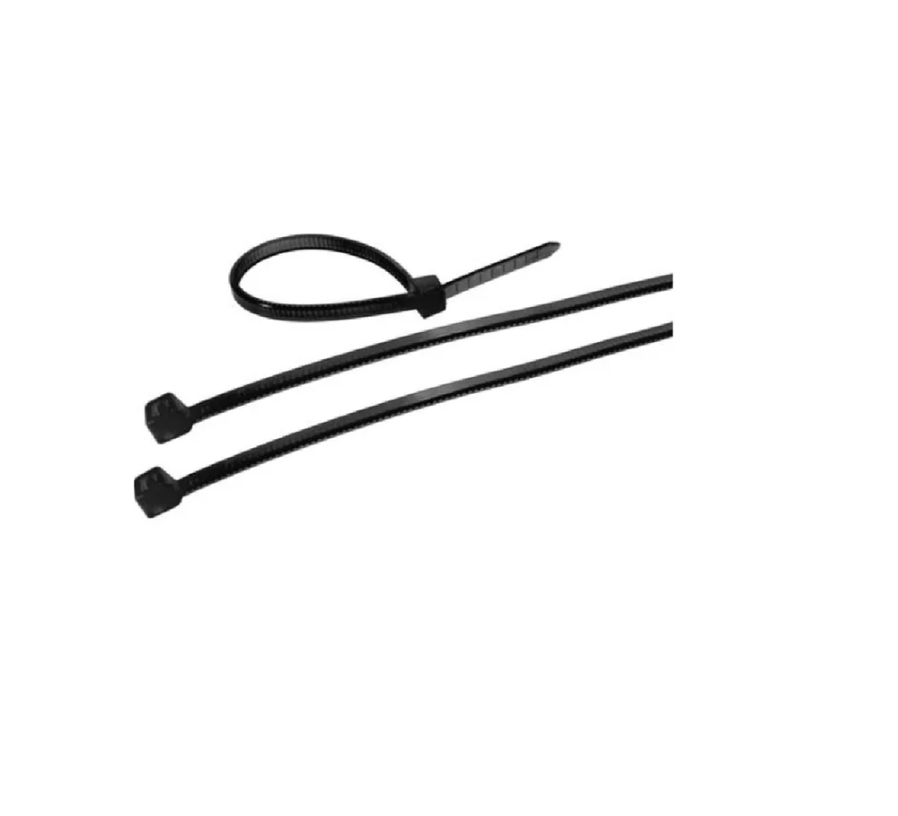 Imagem 2 de 3 do produto Abraçadeira De Nylon 3 X 150Mm, Pacote Com 100 Unidades, Preto