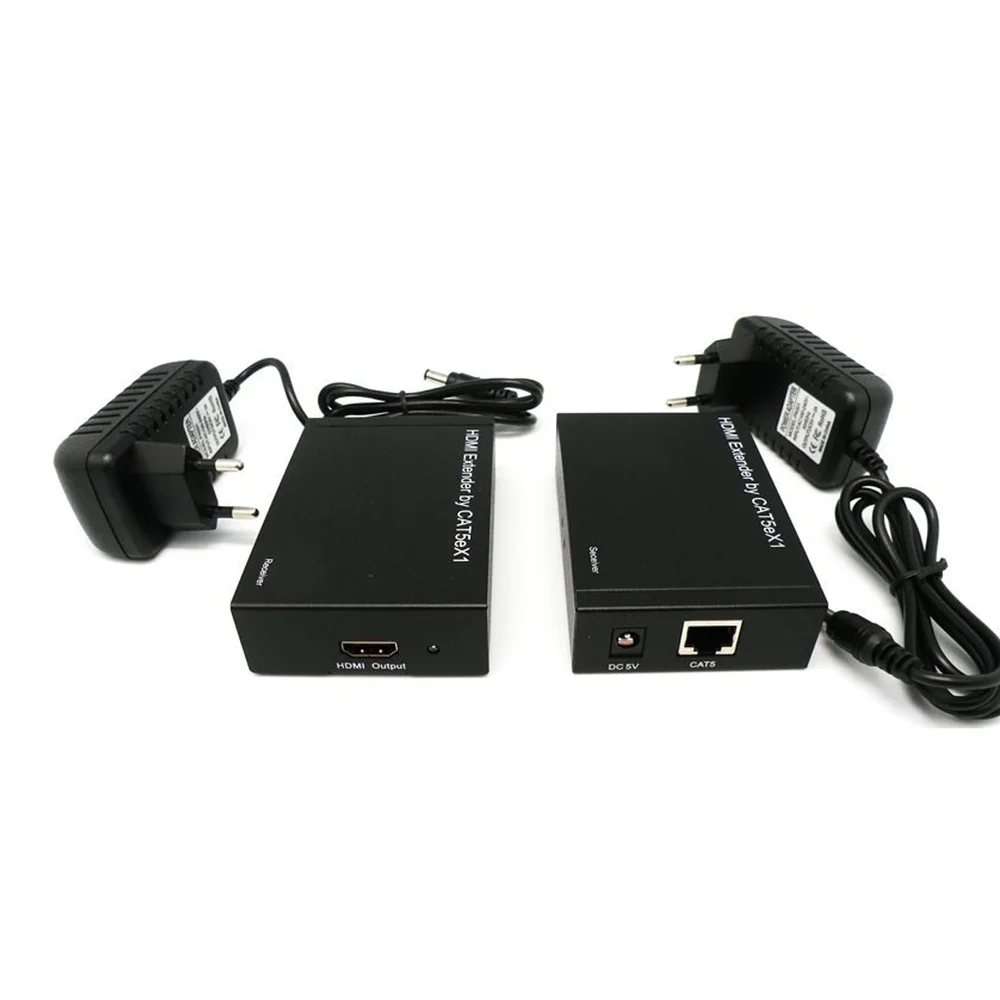 Imagem 5 de 5 do produto Adaptador Generico Extensor HDMI Cat5 Cat6 HDMI Bivolt 60 Metros De Alcance 1080p