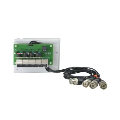 Distribuidor Max, Rj 45, 4 Canais, Com Fonte